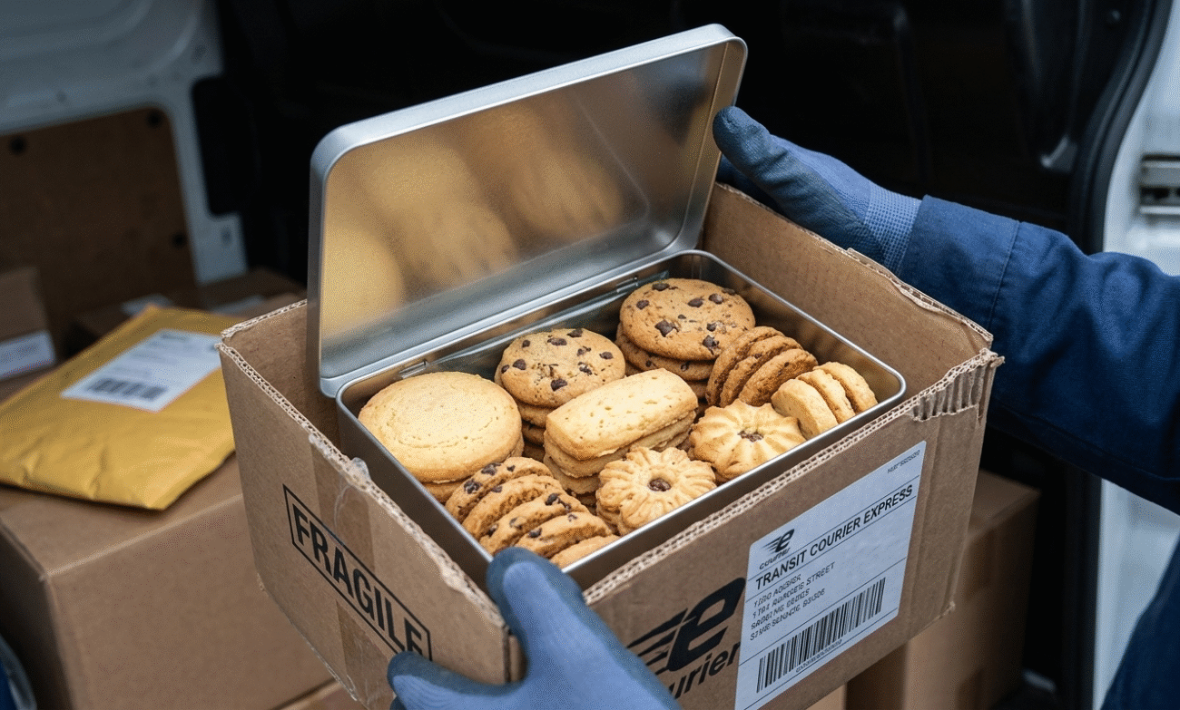 tin cookie containers