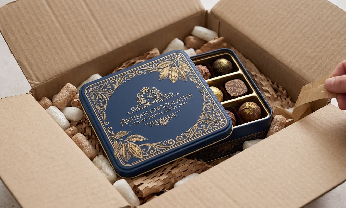 tin box for chocolate