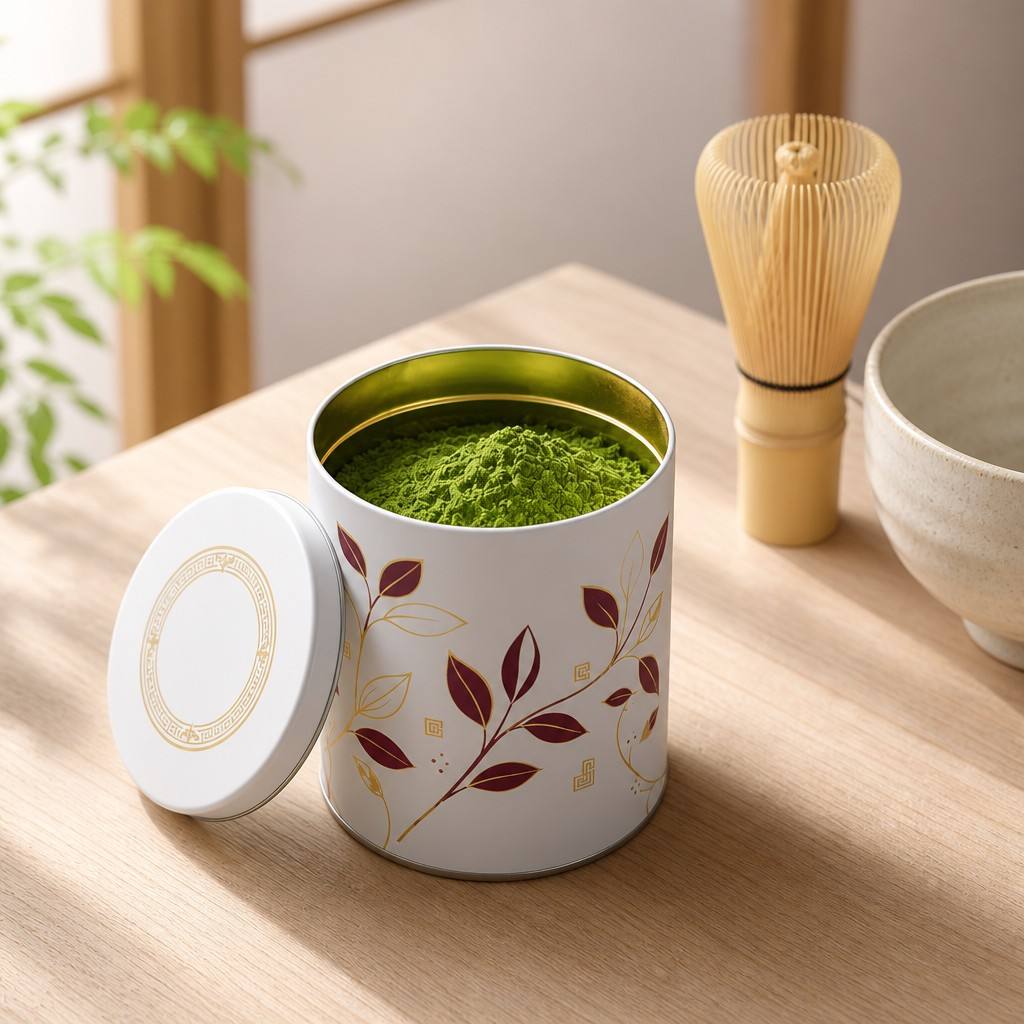 Ad9f9c25d86c6488588ffc46171d020feK Airtight metal storage for matcha