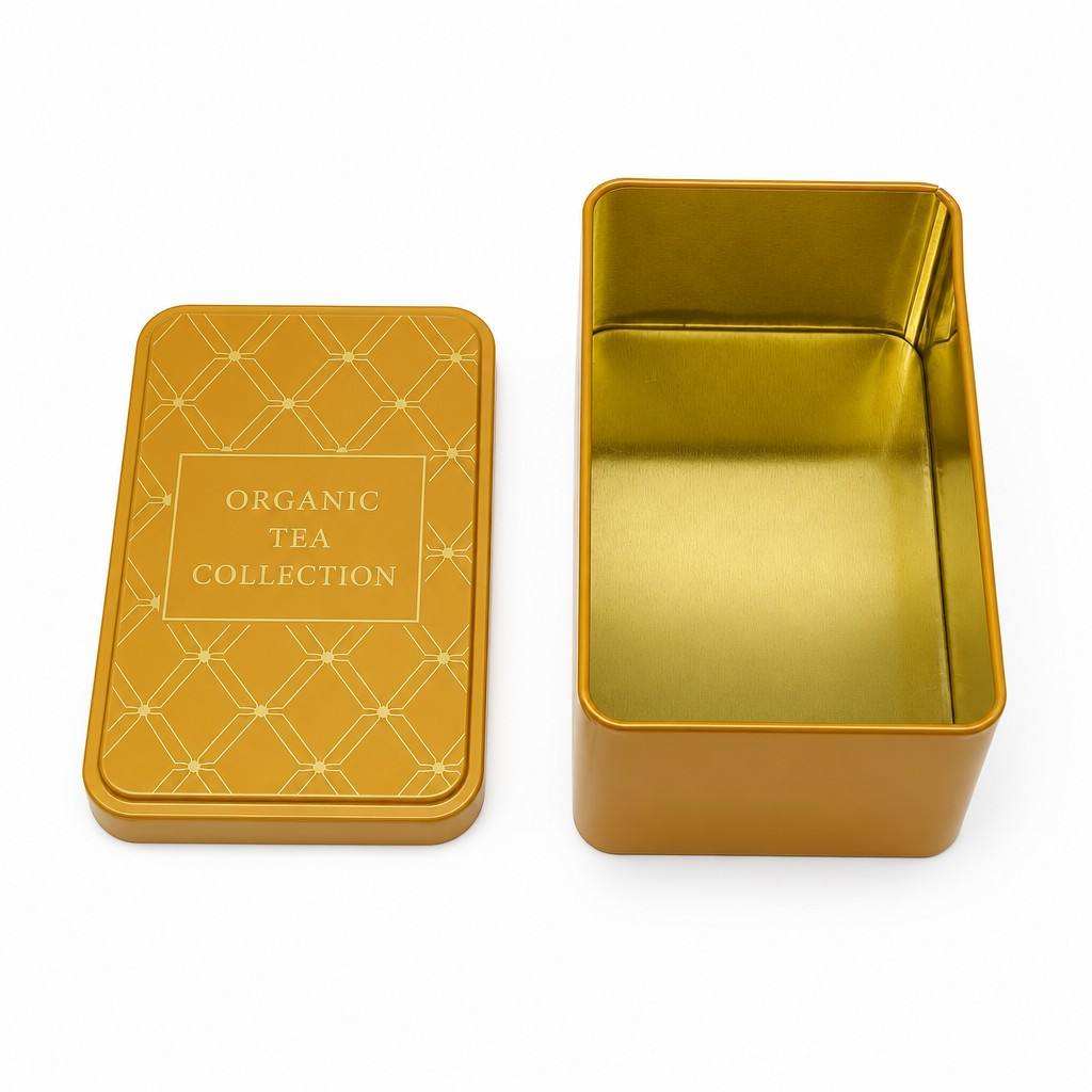 H63fddb284f734fd9b4b83820f02761870 Metal tea canister with removable lid for tea storage packaging