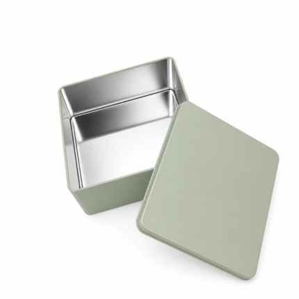 Custom Printed Square Tin Box for Candy Cookie Chocolate Gift Packaging Food Grade Metal Container Wholesale OEM