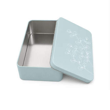 Reusable eco-friendly tin storage box