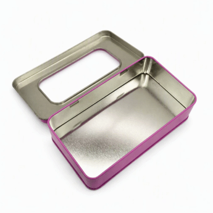Custom chocolate window tins