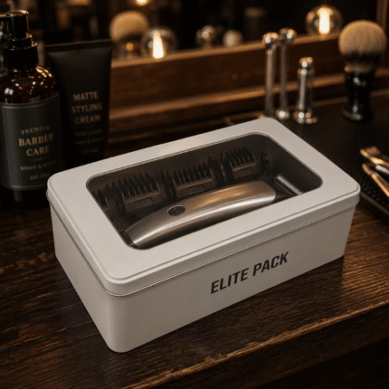 Professional grooming kit metal packaging