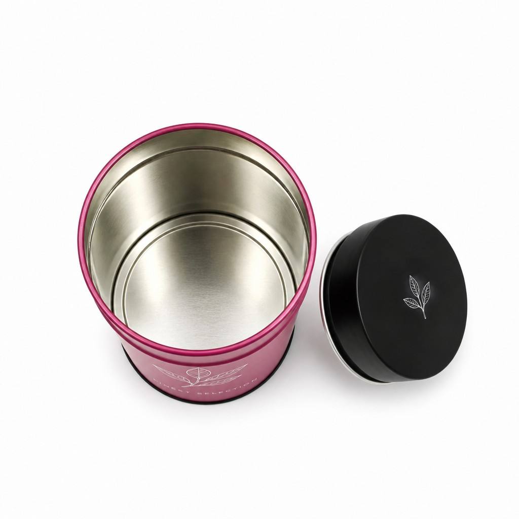 内部材质细节 Airtight metal tea canister seal