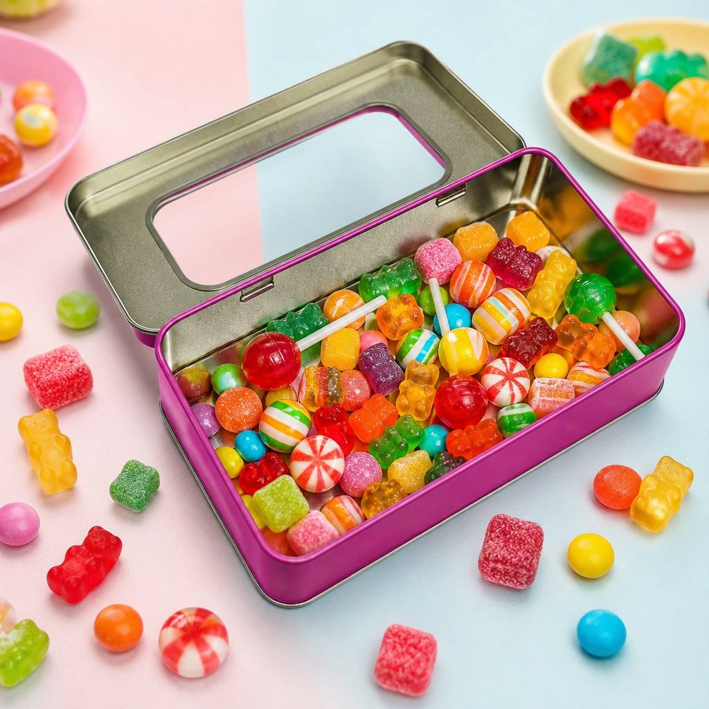 糖果装载场景图 Wholesale display gift boxes