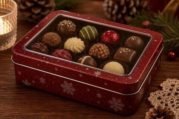 Tin box for cookies