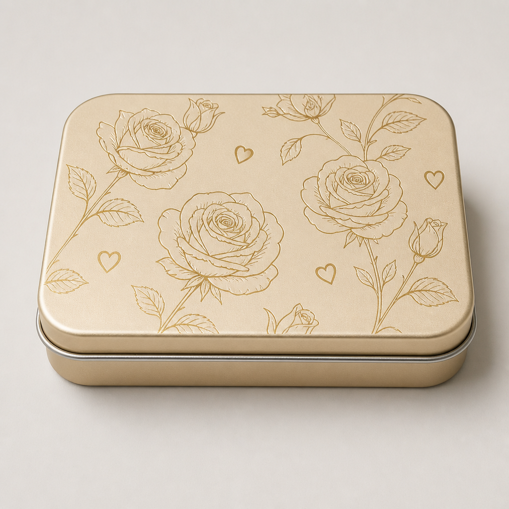 Custom Printed Rectangular Tin Box