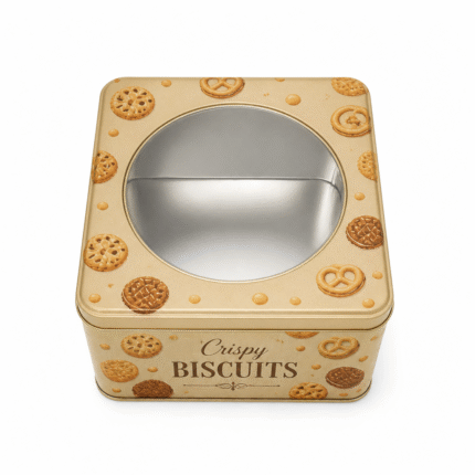 Wholesale Window Tin Box with Clear Lid
