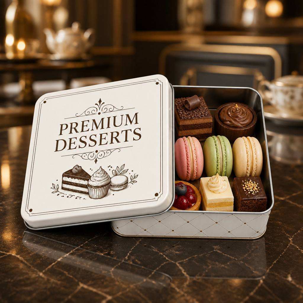 H0725edc53eac4ca3b7c61672ea1b42c6w Food Grade Dessert Containers for Luxury Macarons