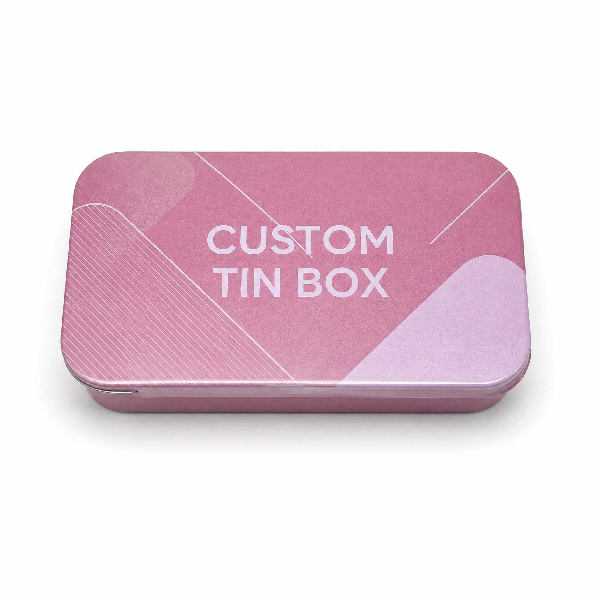 Custom Printed Mint Tins Bulk with Geometric Pattern