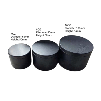 Wholesale Candle Tins in various capacities for bulk orders.