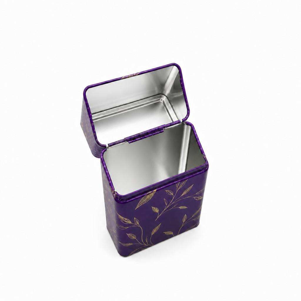 H6b0fdd3eeaf04989a381ad7a00658cc0r Custom Metal Cigarette Case Open View