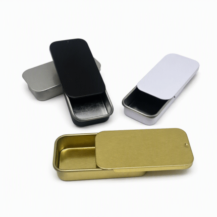 Custom Metal Tin Box with Smooth Sliding Lid
