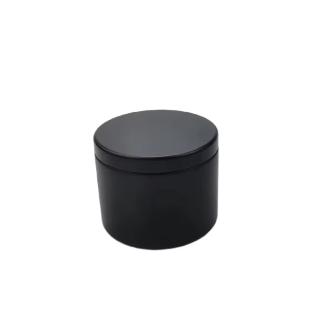 ScreenShot_2026-09-02_112238_220 Matte Black Candle Tins highlighting modern minimalist design.