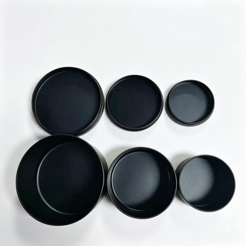 Airtight Metal Jars with Lids for superior fragrance preservation.