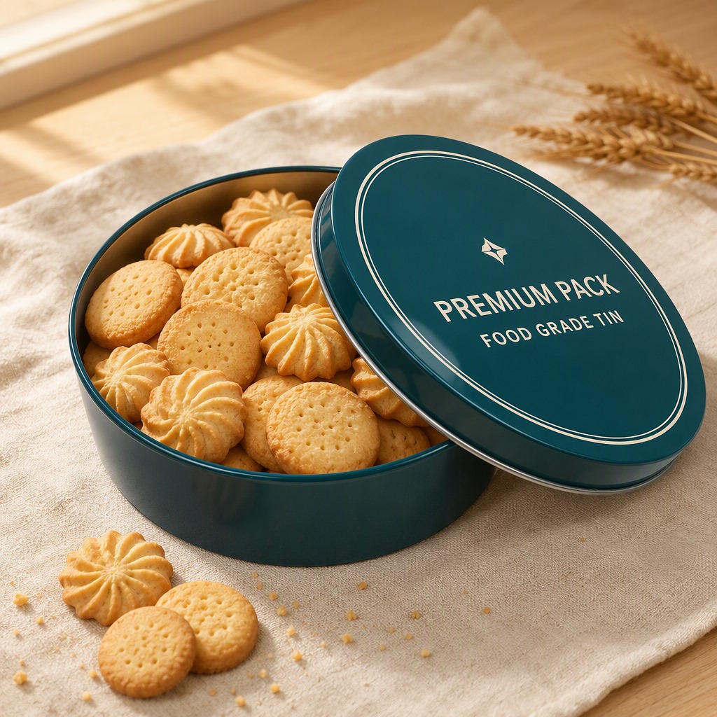 04_场景图_装饼干 Bakery sampler tin with cookies