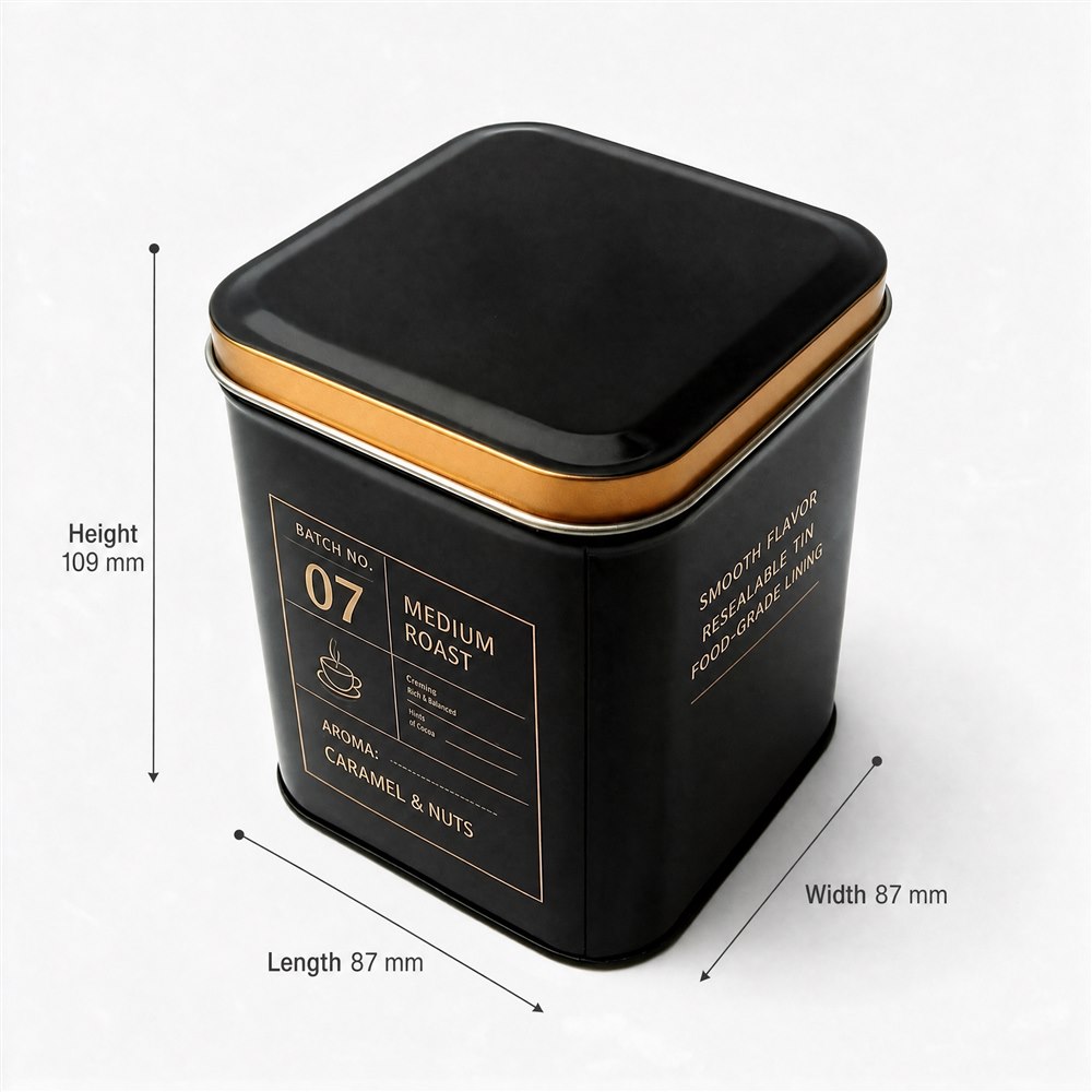 08-dimension-87x87x109 Coffee tin packaging dimensions