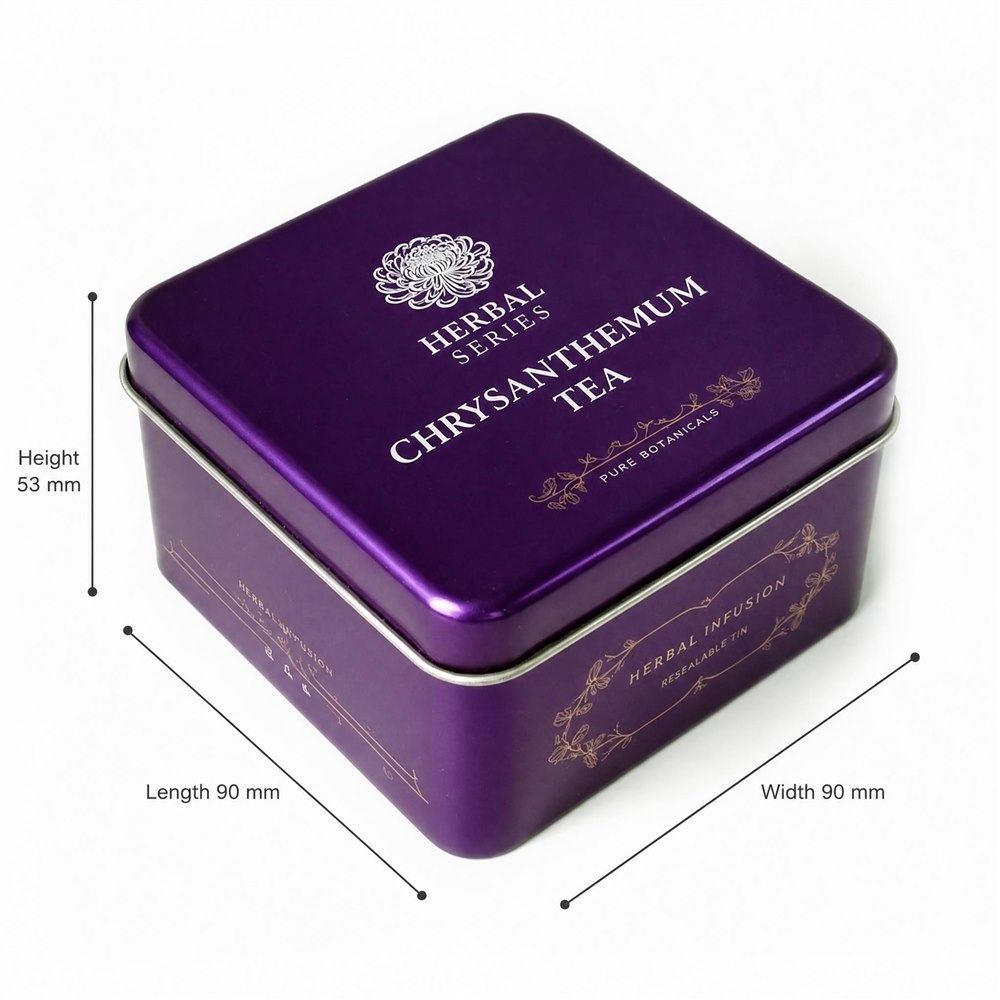 10-dimension-90x90x53 Herbal tea tin dimensions