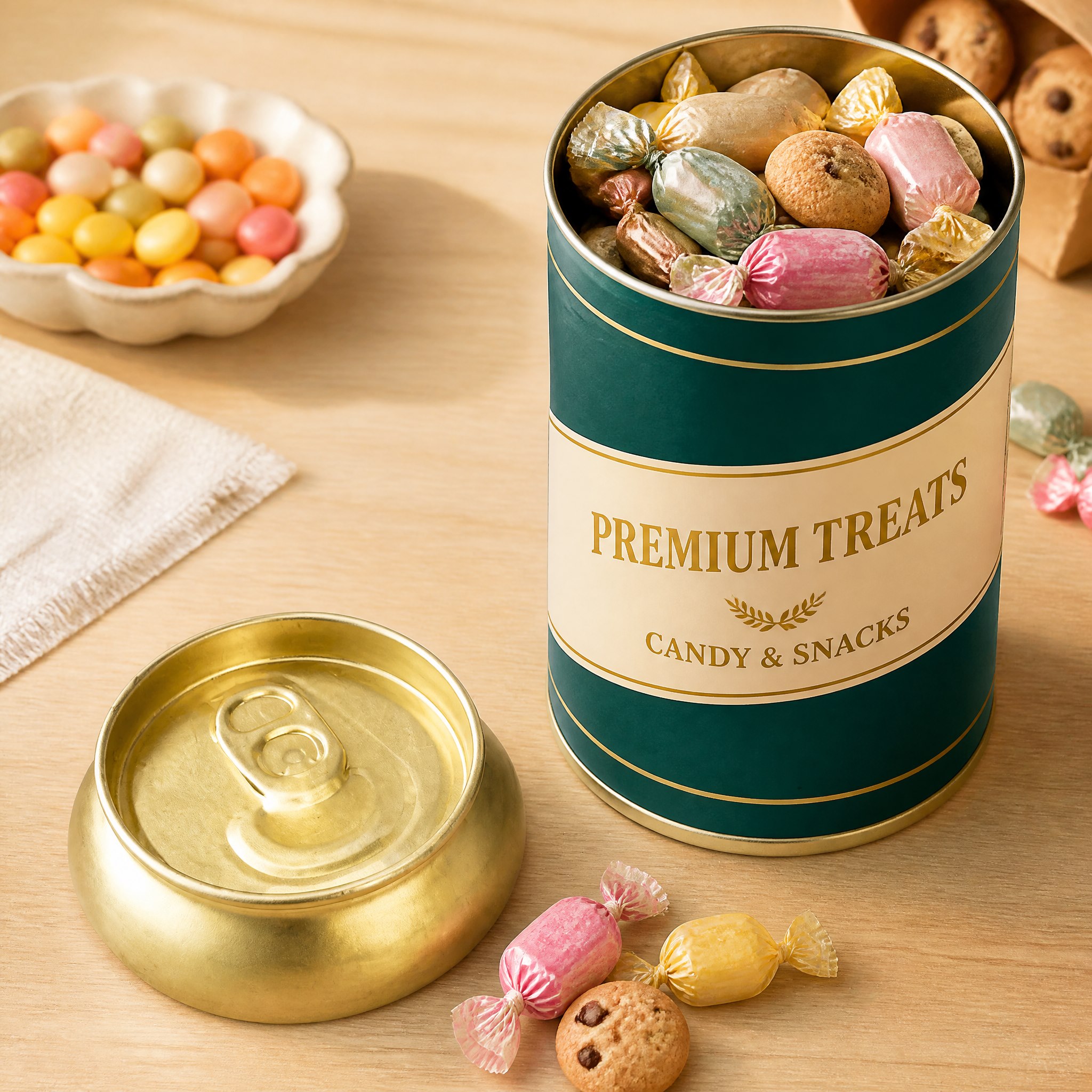 4 装糖果饼干场景图 Confectionery gift tin with sweets