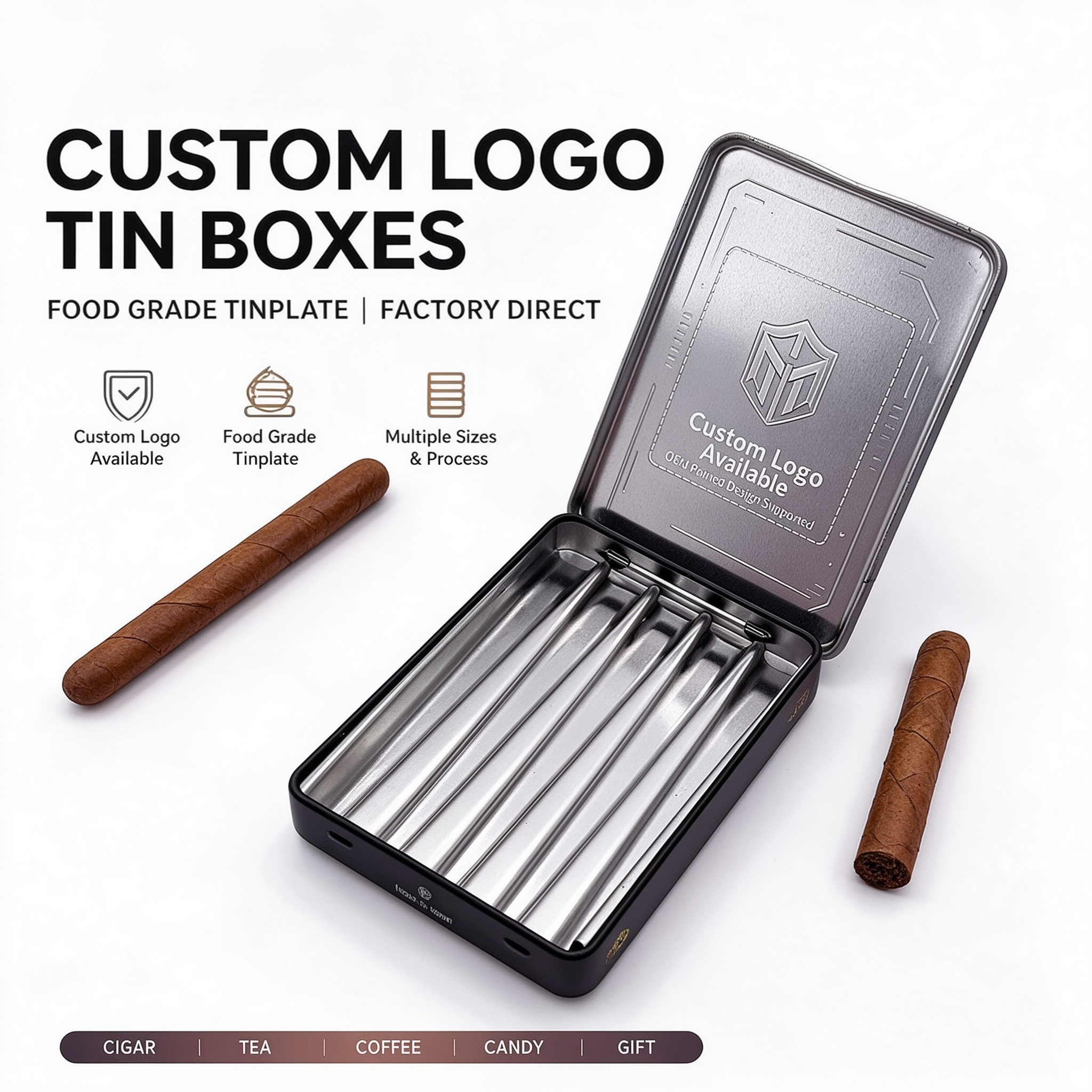 6c660d42-bbc9-40cc-85e7-88a3ede00916 Custom cigar tin box with logo