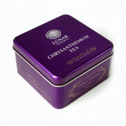 Custom square tea tin