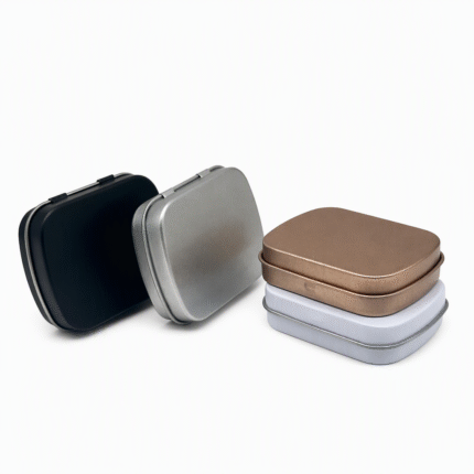 Promotional mint tins in colors