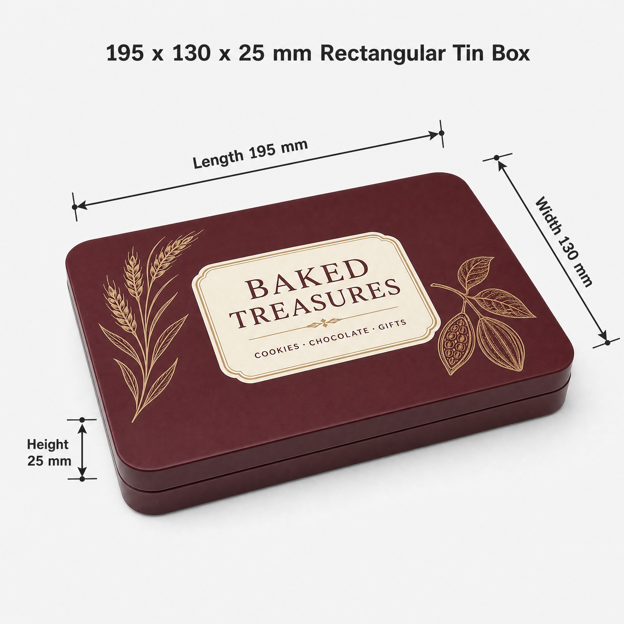 bakery-tin-195x130x25-03-dimensions Bakery tin packaging dimensions